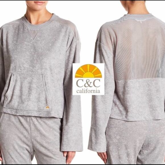 C&C California Tops - C&C California mesh back insert pullover top. L